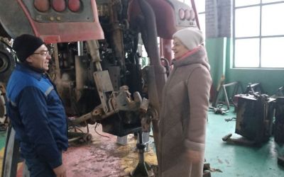 Морозы не помеха делу