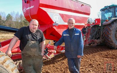 Весенние полевые работы в &laquo;Новоселках-Лучай&raquo;: горох и ячмень уже посеяны, на очереди &mdash; пшеница